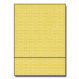 Perforated at 3-1/2 Check Paper Yellow 8-1/2x11 24lb 500/pkg Perforated at 3-1/2 Check Paper Yellow 8-1/2x11 24lb 500/pkg