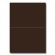Basis Premium A-9 Foldover Cards Brown 8-1/2x11 100/pkg