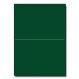 Basis Premium A-9 Foldover Cards Green 8-1/2x11 100/pkg