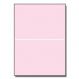 Basis Premium A-9 Foldover Cards Pink 8-1/2x11 100/pkg