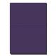 Basis Premium A-9 Foldover Dark Purple 8-1/2x11 100/pkg