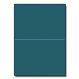 Basis Premium A-9 Foldover Cards Teal 8-1/2x11 100/pkg